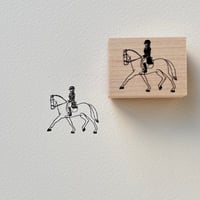 スタンプ/乗馬ガール