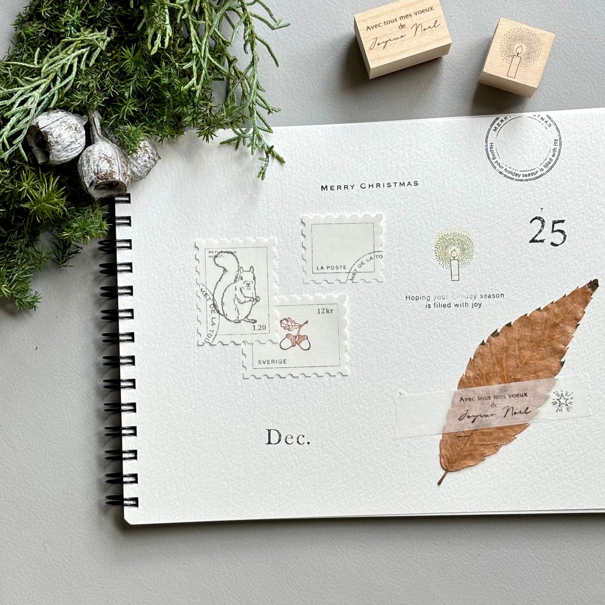 スタンプ/クリスマステキスト | Hütte paper works