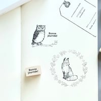 スタンプ/フレンチテキスト"Bonne journée"