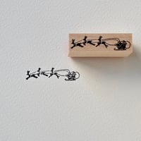 スタンプ/サンタクロースとトナカイ