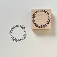 スタンプ/クリスマスリース