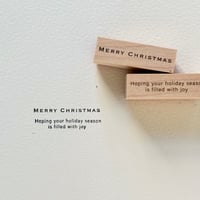 スタンプ/クリスマステキスト