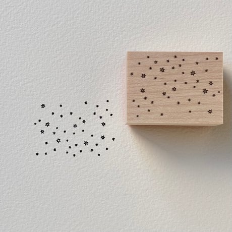 スタンプ/森の家、星空