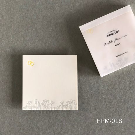 活版印刷のメモパッド