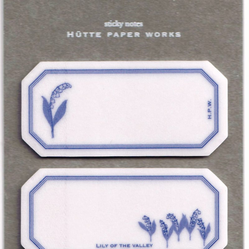 ダイカット・トレペ付箋紙 | Hütte paper works