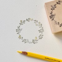 スタンプ/ミモザのリース