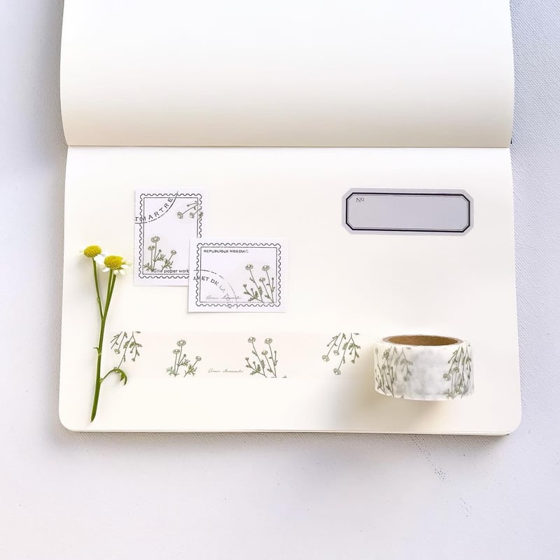 ボタニカルマスキングテープ | Hütte paper works