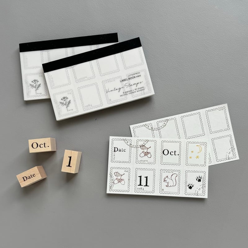 デイトスタンプセット | Hütte paper works