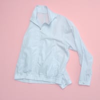 awasa be prepared × awasa ビンテージブロードクロス ジップジャケット check