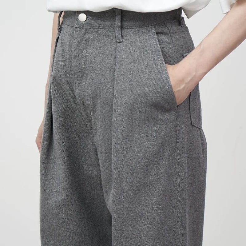 Graphpaper -WOMENS- Colorfast Denim Two Tuck Wi