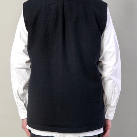 SHUKUJU WOOL PADDED VEST