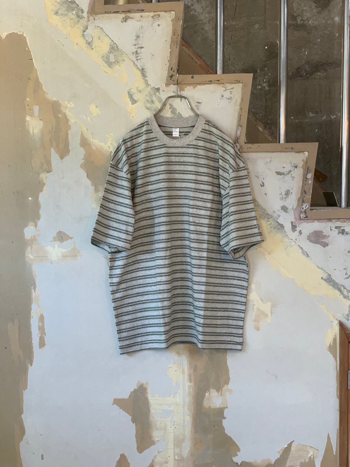 k*3様 ENDS and MEANS / Horizontal Striped ENDS and MEANS Horizontal Striped Tee – CUXTON HOUSE