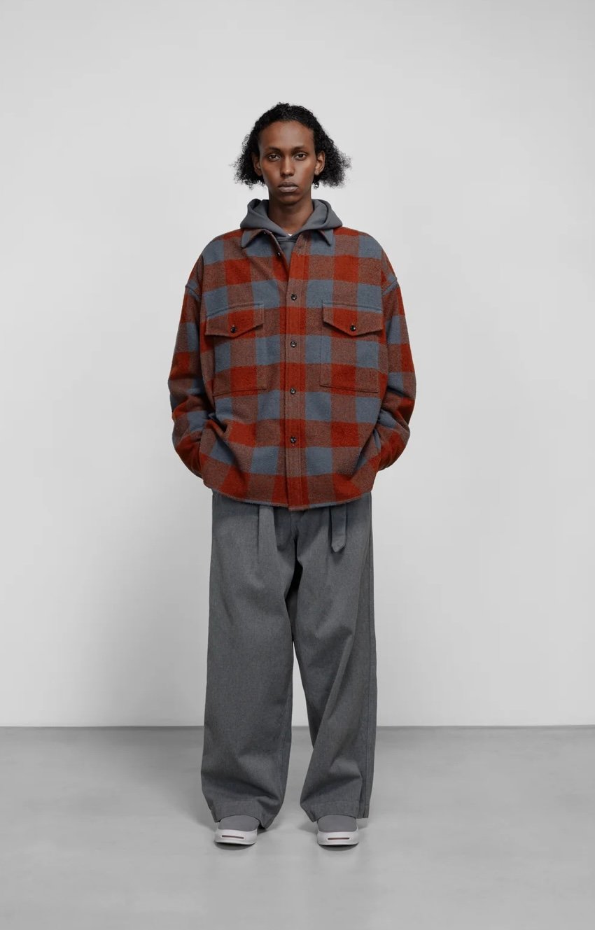 Graphpaper -MENS- Colorfast Denim Belted Pants Graphpaper -MENS- Colorfast Denim Belted Pants