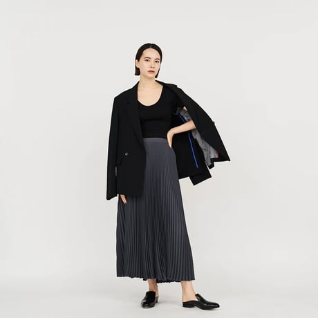 Graphpaper -WOMENS- Satin Pleats Skirt