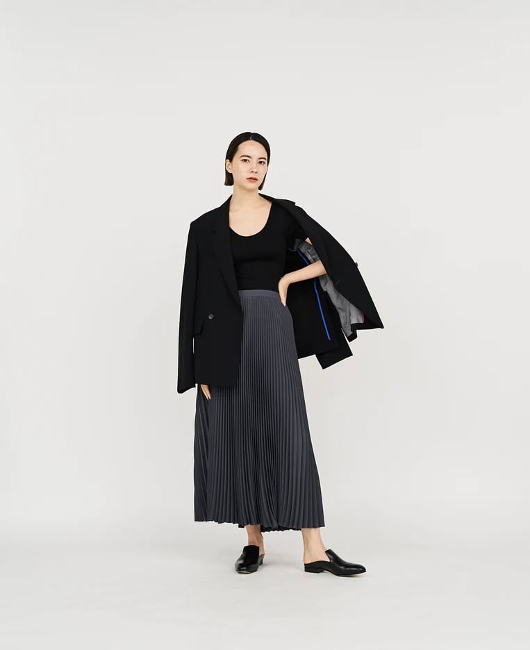 Graphpaper -WOMENS- Satin Pleats Skirt | ERA.