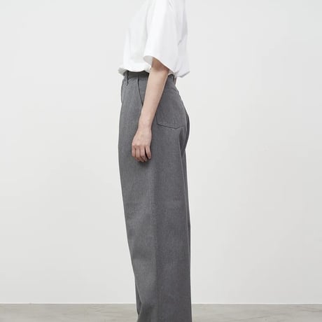 Graphpaper -WOMENS- Colorfast Denim Two Tuck Wide Pants