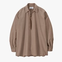 Graphpaper Fine Wool Heather L/S Skipper Shirt