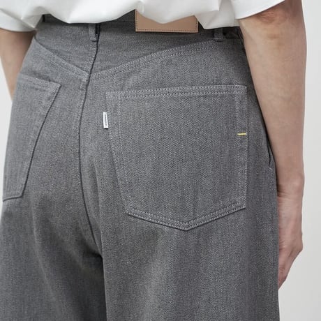 Graphpaper -WOMENS- Colorfast Denim Two Tuck Wide Pants