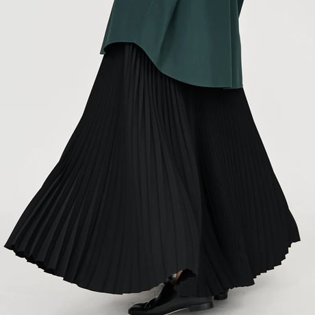 Graphpaper -WOMENS- Satin Pleats Skirt