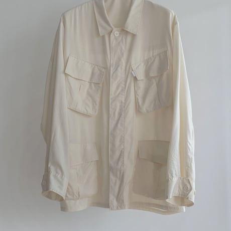 S H SH-FTGJ-025 FATIGUE SHIRT(WOOL/SILK)