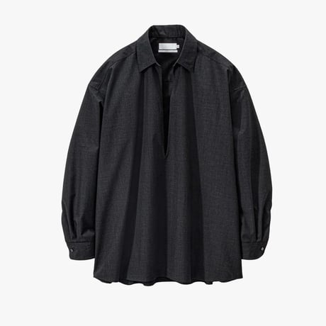 Graphpaper Fine Wool Heather L/S Skipper Shirt