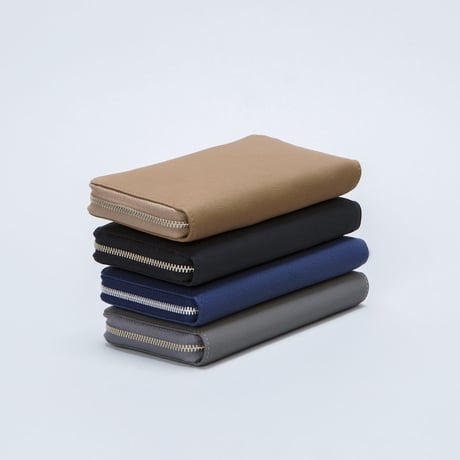BUBBLE CALF ROUND SLIM WALLET