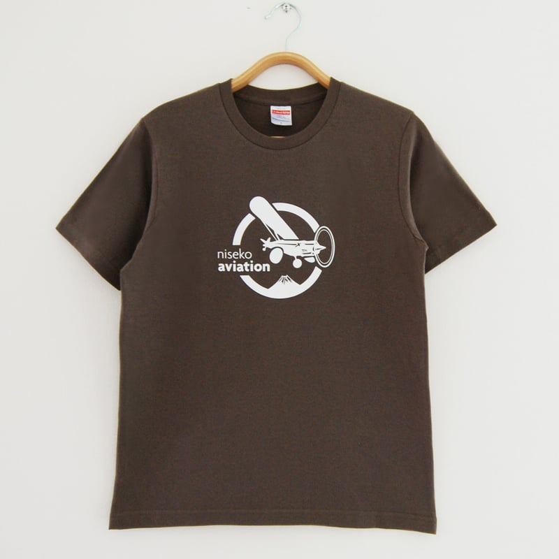 Xcub 羊蹄山 Tシャツ/T-Shirt Brown | NISEKO AVIATION