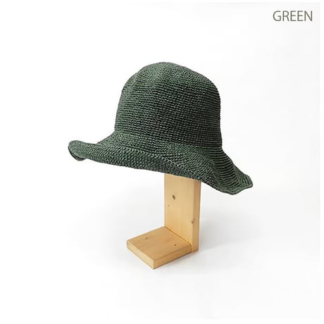 【odds】PLAIN RIBBON HAT 25′  / オッズ  プレーンリボンハット25' 折り畳めるペーパーハット* リボンは取外し可能