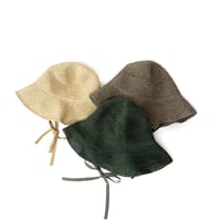 【odds】PLAIN RIBBON HAT 25′  / オッズ  プレーンリボンハット25' 折り畳めるペーパーハット* リボンは取外し可能