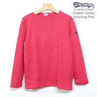 【Tieasy】ティージー / オーガニックコットンボートネックシャツ  Shocking Pink