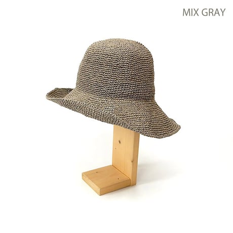 【odds】PLAIN RIBBON HAT 25′  / オッズ  プレーンリボンハット25' 折り畳めるペーパーハット* リボンは取外し可能