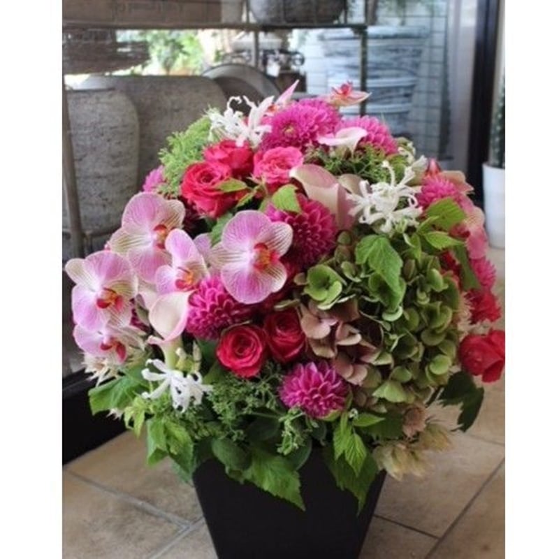 神戸市東灘区・西宮市内限定配送】季節のアレンジメントXL | La Ruche