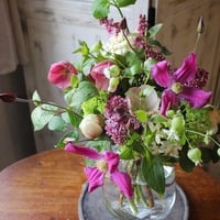 【芦屋市内限定配送】当店直送！季節のブーケ便8000