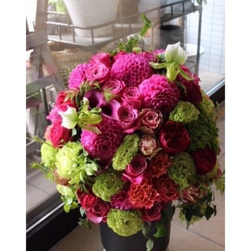 神戸市東灘区・西宮市内限定配送】季節のアレンジメントXL | La Ruche