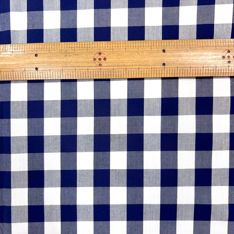 10㎝からカットOK】ギンガムチェック柄綿60双スーピマ先染タイプ