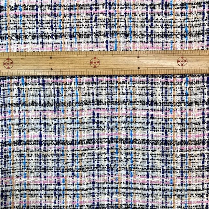 1カットのみ】イタリア製シルク混ファンシーツイード | 服地とお仕立て