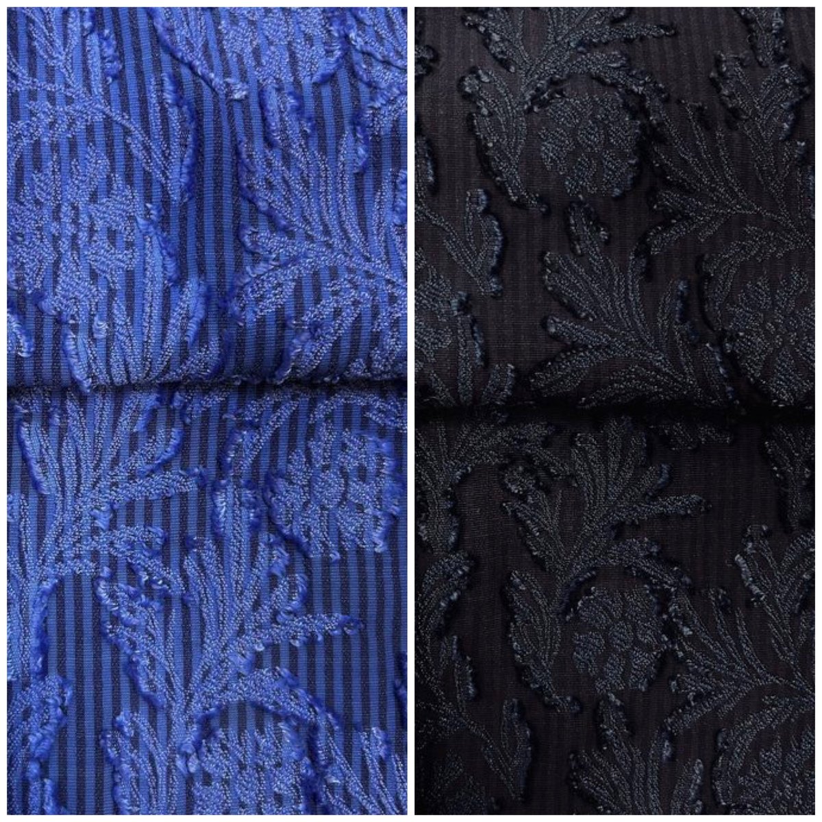 10㎝からカットOK】米沢産花柄ジャカード(全2色) | 服地とお仕立て
