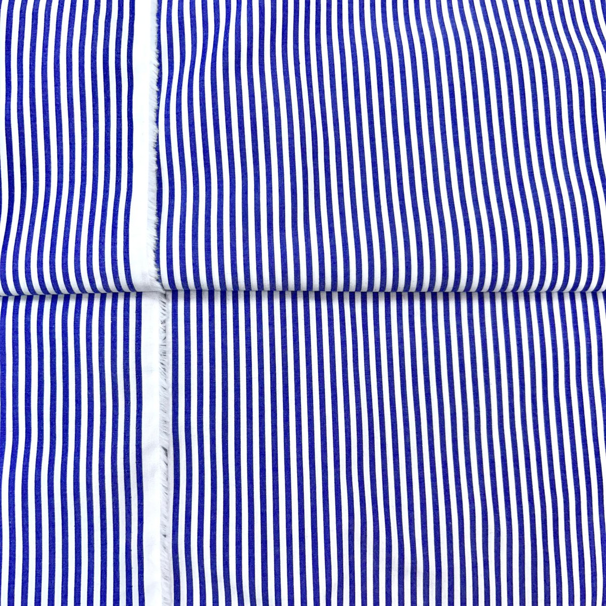 10㎝からカットOK】ストライプ柄綿60双先染タイプライター | 服地