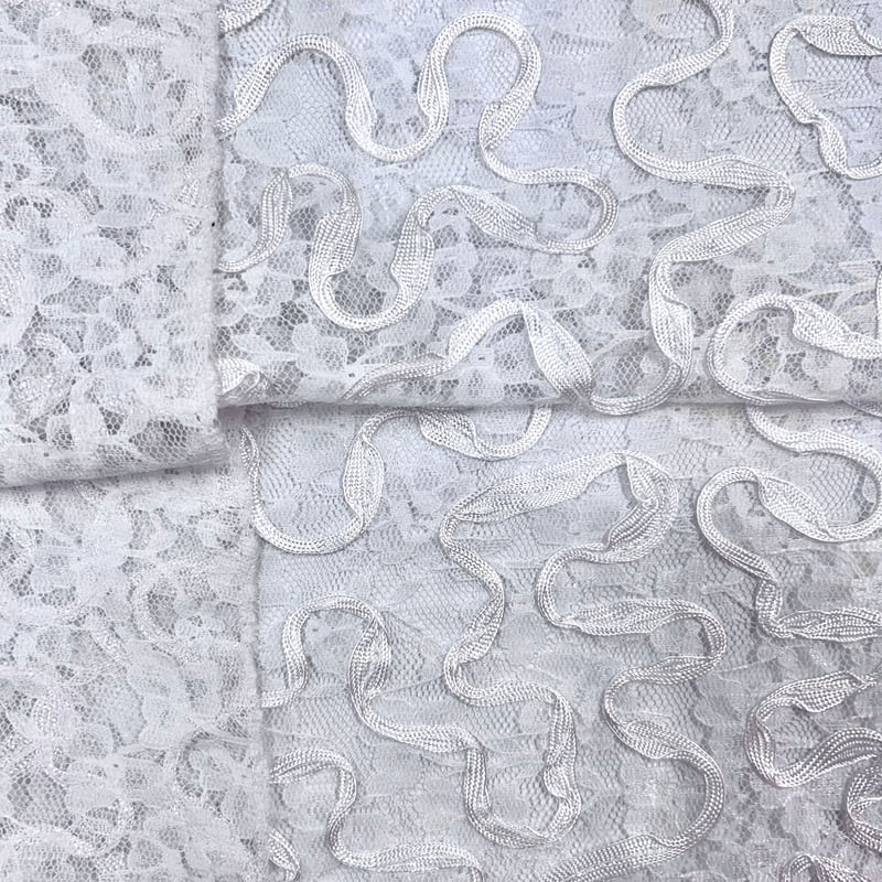 10㎝からカットOK】チュールリボンレース | 服地とお仕立ての