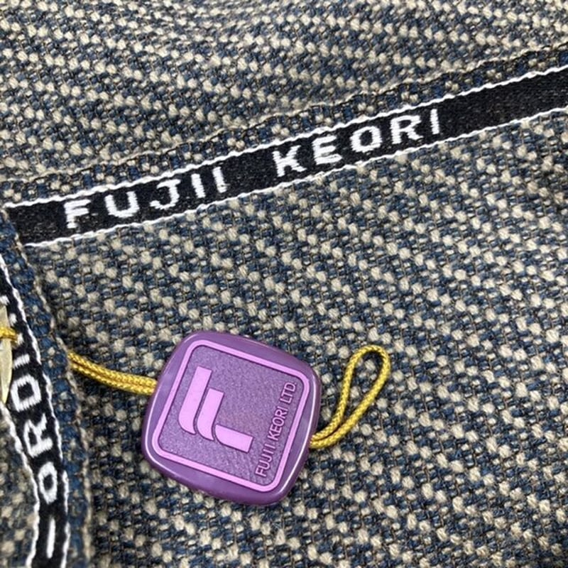 新品藤井毛織 カシミヤ100%コートアニマルプリント