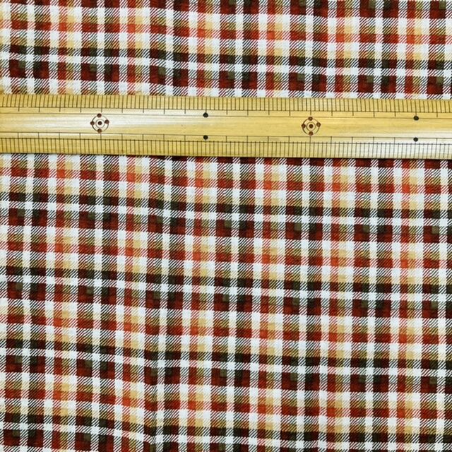 10㎝からカットOK】ギンガムチェック柄綿シアサッカー | 服地とお