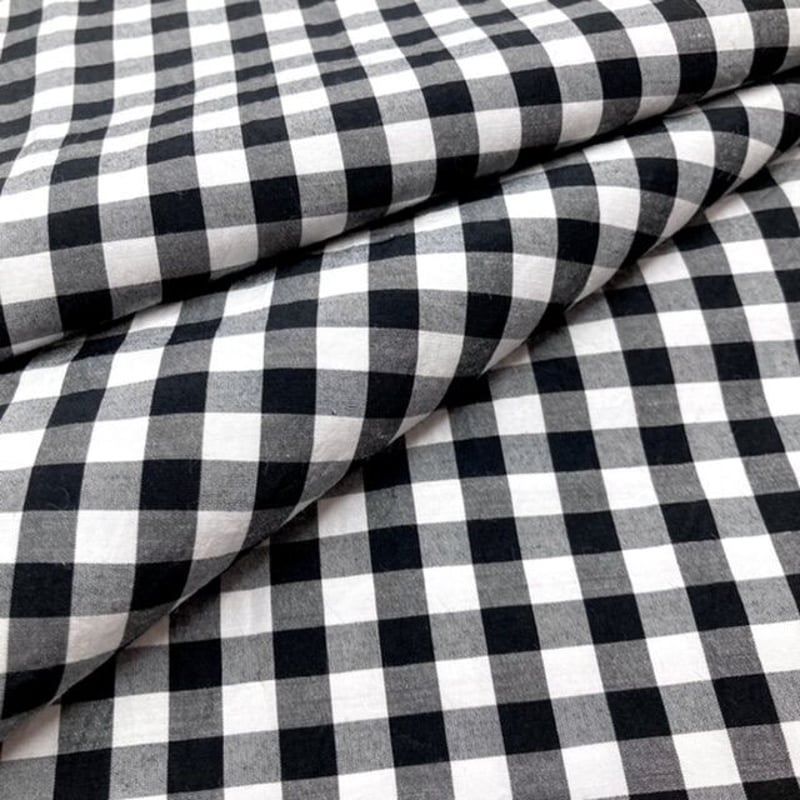 1カットのみ】綿シルクギンガムチェック | 服地とお仕立てのサカモト