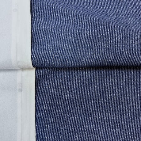 【受注発送】デニム調裏起毛2wayニット(ライトブルー)