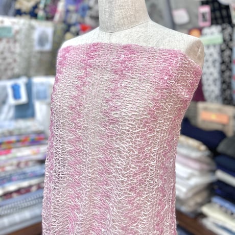 【10㎝からカットＯＫ】スパンコール付からみレース(全2色)