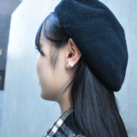 chibi design pearl ear cuff