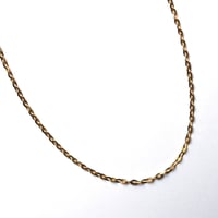 14KGF  cable chain necklace