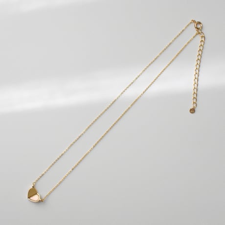 half shell heart necklace