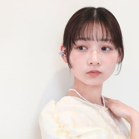 lily ribbon ear cuff