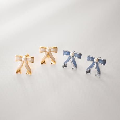 lily ribbon pierce / earring