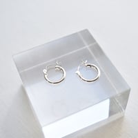 silver925 simple hoop pierce S